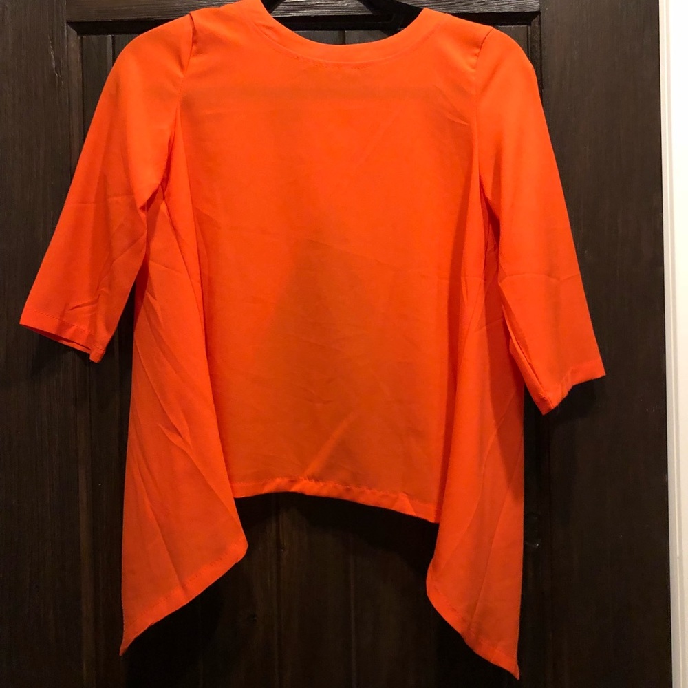 Your favorite orange office blouse